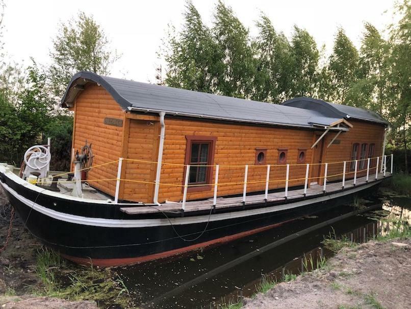 Dutch hausboat MOLENDIEP built 1909 Mosty Exterior foto