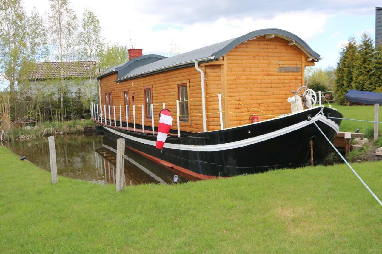 Dutch hausboat MOLENDIEP built 1909 Mosty Exterior foto